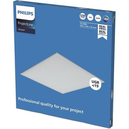 Philips - LED-Deckenpanel PROJECTLINE LED/36W/230V 59,5x59,5 cm