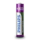 Philips R03B2A80/10 - 2 Stk. wiederaufladbare Batterien AAA MULTILIFE NiMH/1,2V/800 mAh