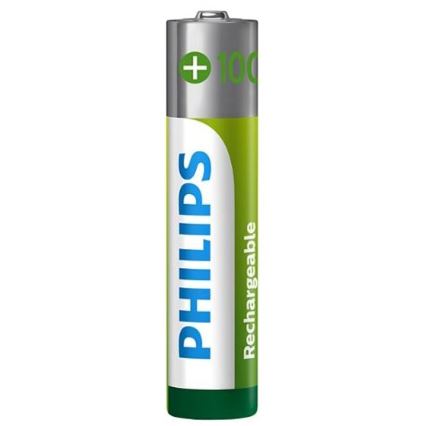Philips R03B4RTU10/10 - 4 Stk. wiederaufladbare Batterie AAA MULTILIFE NiMH/1,2V/1000 mAh