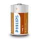 Philips R20L2F/10 - 2 Stück Zinkchlorid-Batterien D LONGLIFE 1,5V