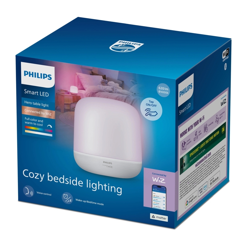 Philips - LED RGBW Dimmbare Touch-Tischlampe SMART LED/8,5W/230V 2200-6500K Wi-Fi