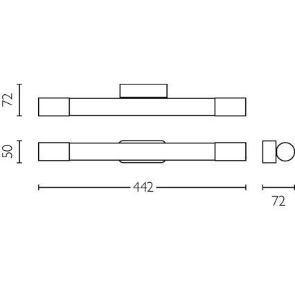 Philips - Badezimmer-Spiegelleuchte ROVER LED/5W/230V IP44 Messing