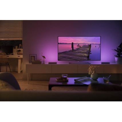 Philips - SET 2x LED RGB Dimmbare Tischleuchte Hue PLAY LED/6W/230V weiß