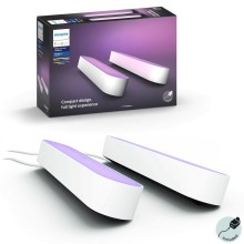 Philips - SET 2x LED RGB Dimmbare Tischleuchte Hue LED/6W/230V weiß