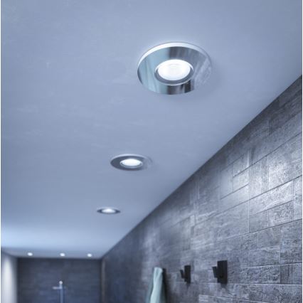 Philips - SET 3x Dimmbare LED-Einbauleuchte für Badezimmer Hue ADORE BATHROOM 1xGU10/4,2W/230V 2200-6500K IP44