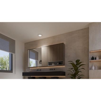 Philips - SET 3x Dimmbare LED-RGBW-Einbauleuchte für Badezimmer Hue SLIM LED/8,3W/230V IP44 2000-6500K