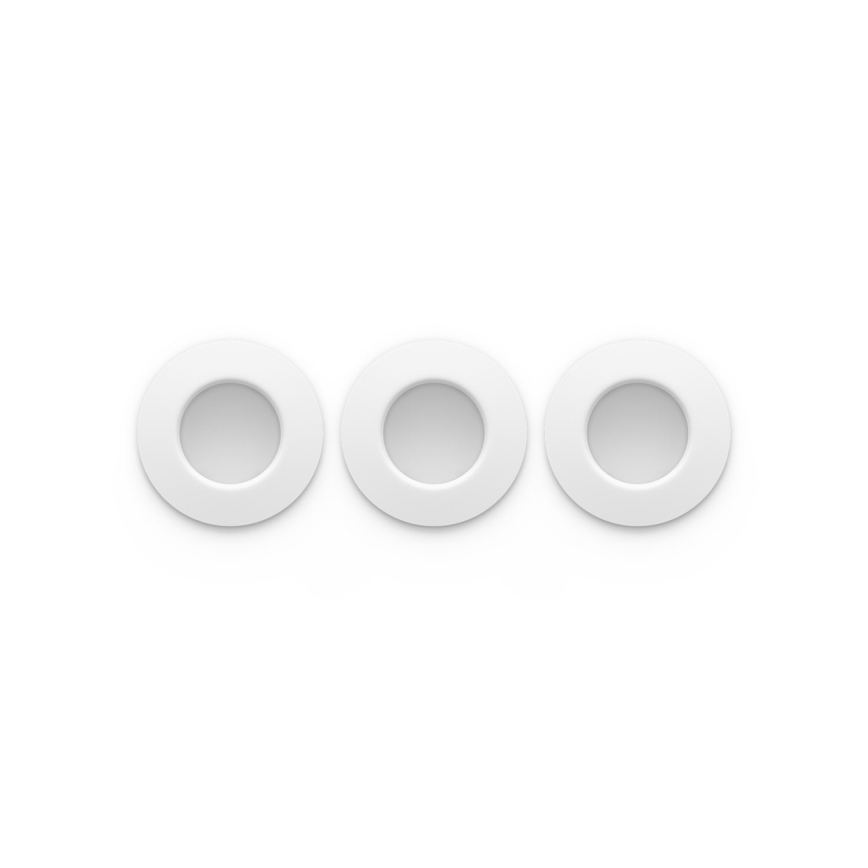 Philips - SET 3x Dimmbare LED-RGBW-Einbauleuchte für Badezimmer Hue SLIM LED/8,3W/230V IP44 2000-6500K