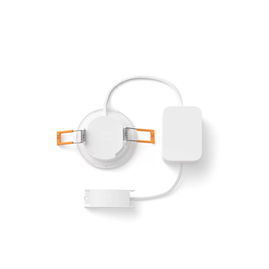 Philips - SET 3x Dimmbare LED-RGBW-Einbauleuchte für Badezimmer Hue SLIM LED/8,3W/230V IP44 2000-6500K