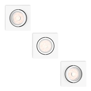 Philips - SET 3x Einbauleuchte 1xGU10/5,5W/230V