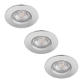 Philips - SET 3x LED dimmbare Badezimmerleuchte DIVE LED/5W/230V IP65