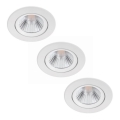 Philips - SET 3x LED dimmbare Einbauleuchte LED/5W/230V 2700K