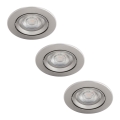 Philips - SET 3x LED dimmbare Einbauleuchte LED/5W/230V 2700K