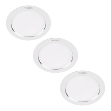 Philips - SET 3x LED-Einbauleuchte LED/3,5W/230V 3000K