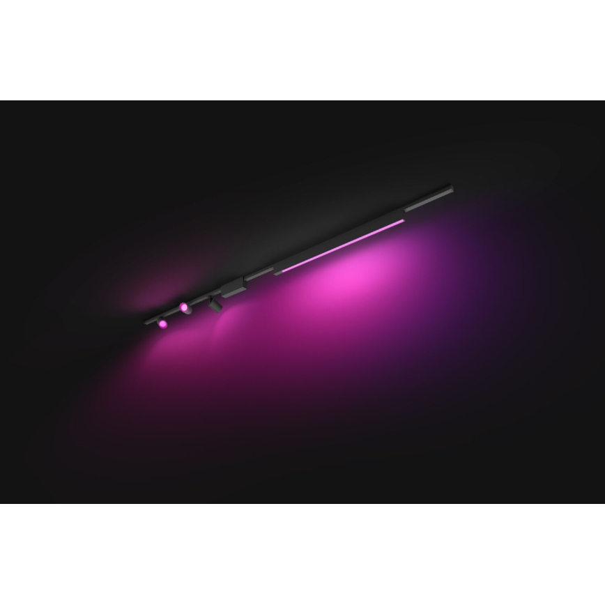Philips-SET 4x Dimmbare LED RGB-Leuchte für Schienensystem Hue PERIFO LED RGB/44,6W/230V 2000-6500K
