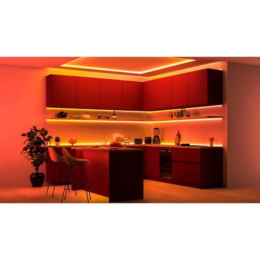 Philips - LED RGBIC dimmbarer Lichtstreifen SMART STRIP 20m LED/36W/230V 2700-6500K Wi-Fi