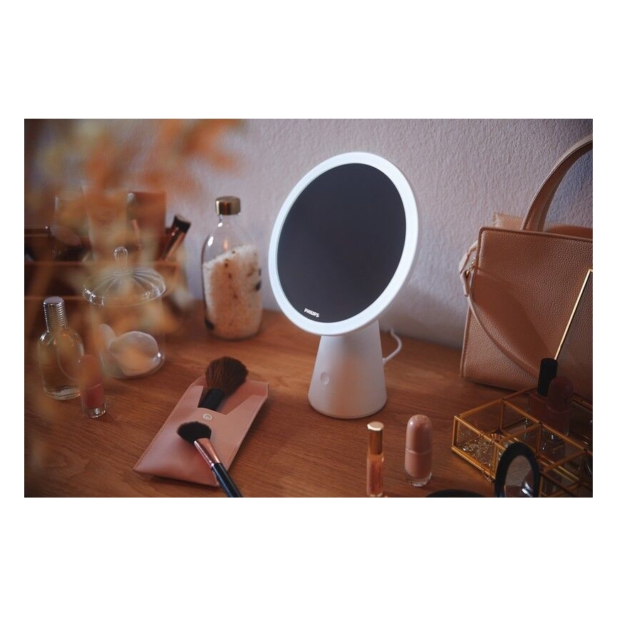 Philips - Dimmbarer Kosmetikspiegel mit LED-Beleuchtung MIRROR LED/4,5W/5V