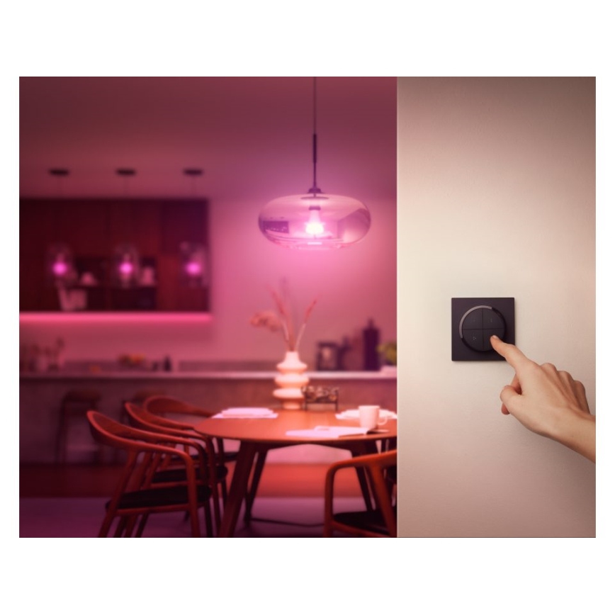 Philips - Steuerung mit einem Schalter entfernen Hue TAP 1xCR2032 schwarz