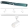 Philips - Strahler im Schienensystem EASYLINK 3xGU10/7W/230V 1m weiß
