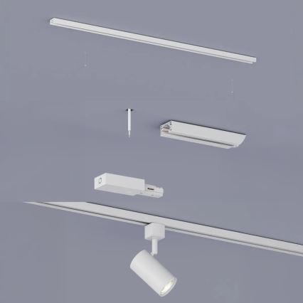 Philips - Strahler im Schienensystem EASYLINK 3xGU10/7W/230V 1m weiß