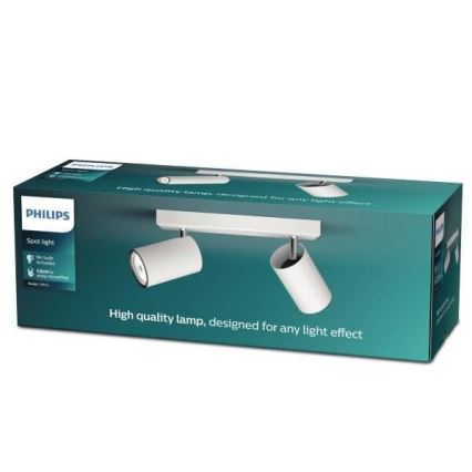 Philips - Strahler KOSIPO 2xGU10/5,5W/230V weiß