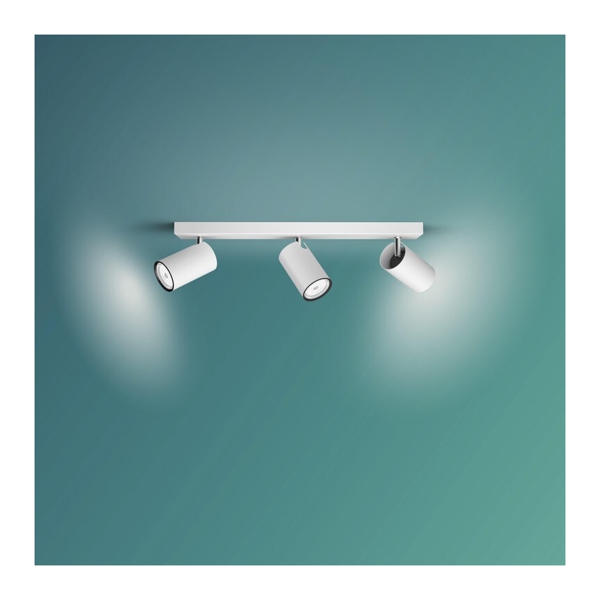 Philips - Strahler KOSIPO 3xGU10/5,5W/230V weiß