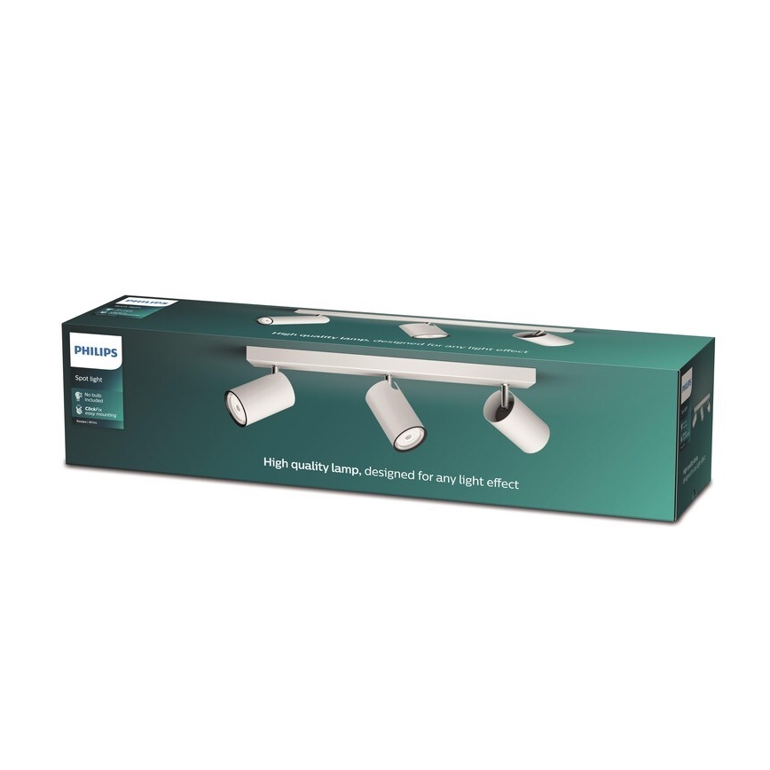 Philips - Strahler KOSIPO 3xGU10/5,5W/230V weiß