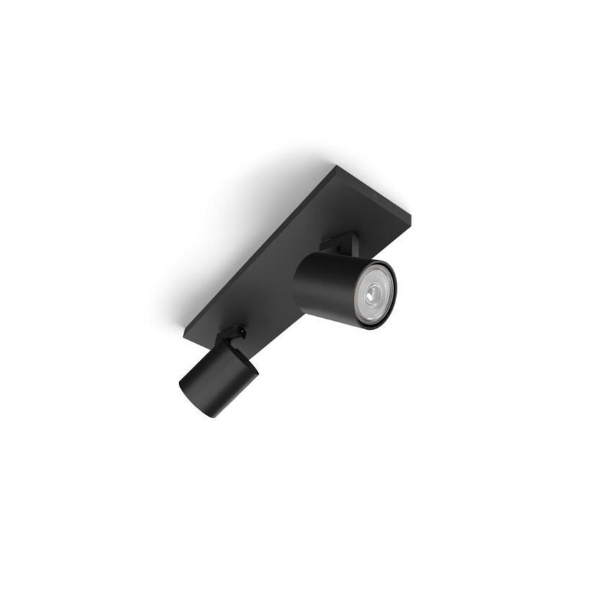 Philips - Strahler RUNNER 2xGU10/20W/230V schwarz