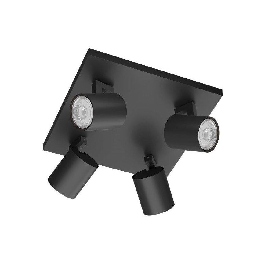 Philips - Strahler 4xGU10/20W/230V schwarz