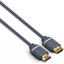 Philips SWV5650G/00 – HDMI-Kabel mit Ethernet, HDMI 2.0 A-Anschluss 5m grau