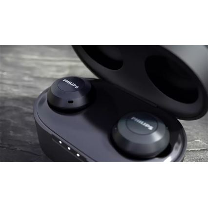 Philips TAT8505BK/00 - Kabellose Kopfhörer IPX4 2x 55 mAh + 560 mAh schwarz