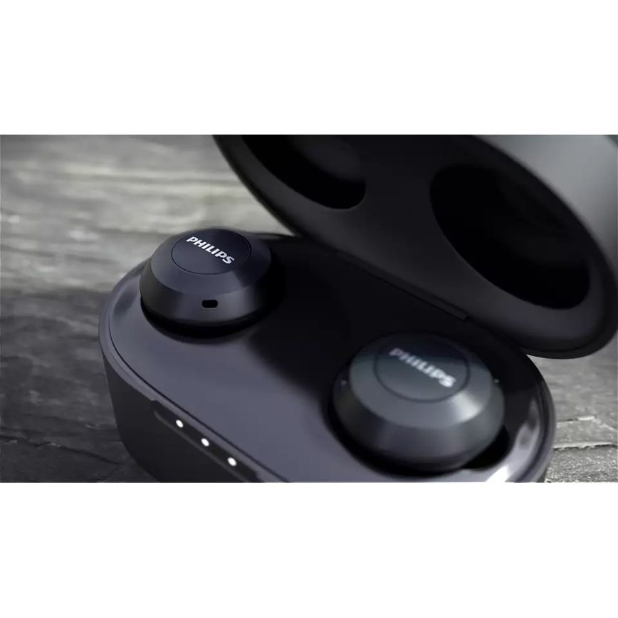 Philips TAT8505BK/00 - Kabellose Kopfhörer IPX4 2x 55 mAh + 560 mAh schwarz