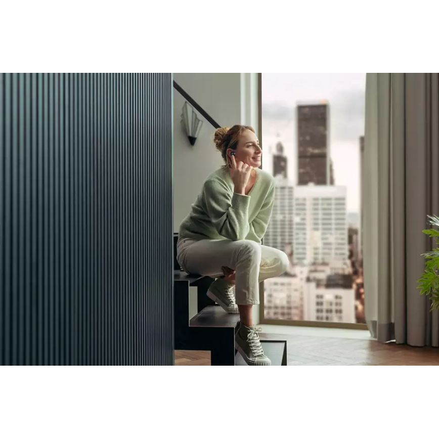 Philips TAT8505BK/00 - Kabellose Kopfhörer IPX4 2x 55 mAh + 560 mAh schwarz