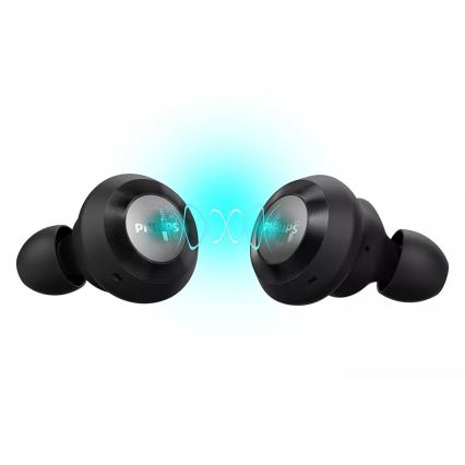 Philips TAT8505BK/00 - Kabellose Kopfhörer IPX4 2x 55 mAh + 560 mAh schwarz