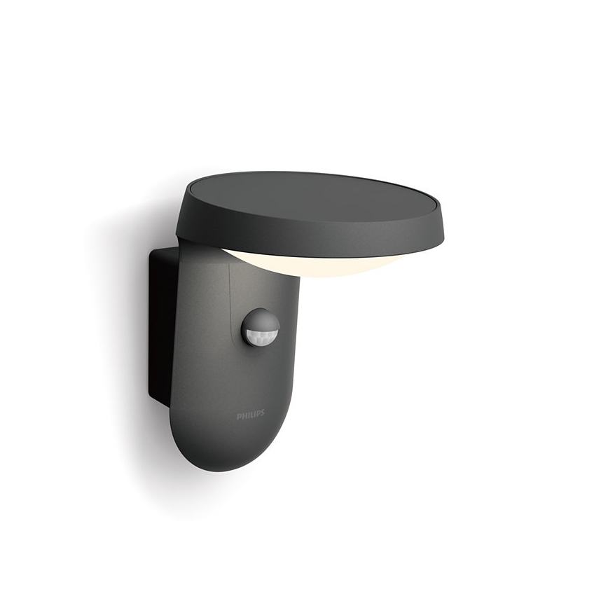 Philips - LED Außenwandleuchte mit Sensor LED/9W/230V 4000K IP44