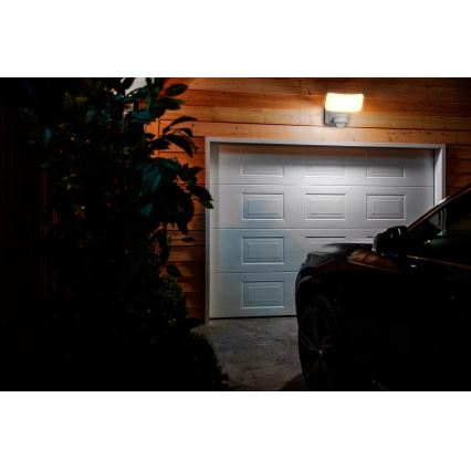 Philips - LED Solar-Wandleuchte mit Bewegungs- und Dämmerungssensor TYLUS LED/6W/3,7V 2600 mAh 3000K IP44