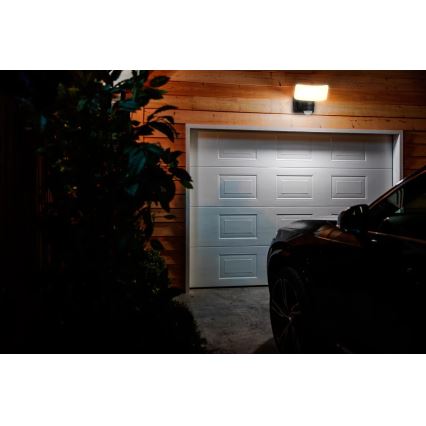 Philips - LED Solar-Wandleuchte mit Bewegungs- und Dämmerungssensor TYLUS LED/6W/3,7V 2600 mAh 3000K IP44