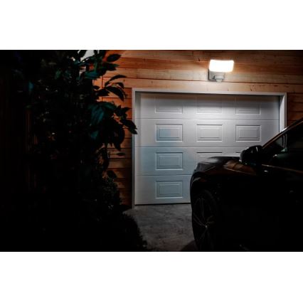 Philips - LED Solar-Wandleuchte mit Bewegungs- und Dämmerungssensor TYLUS LED/6W/3,7V 2600 mAh 5000K IP44