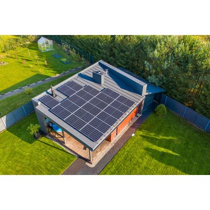 Photovoltaik-Solarpanel RISEN 400Wp schwarzer Rahmen IP68 Halbzellen