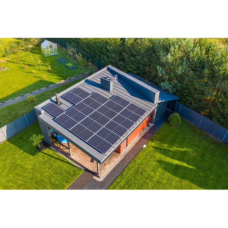 Photovoltaik-Solarpanel RISEN 400Wp schwarzer Rahmen IP68 Halbzellen