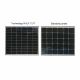 Photovoltaisches Solarpanel JUST 450Wp IP68 Halbschnitt - Palette 36 Stück