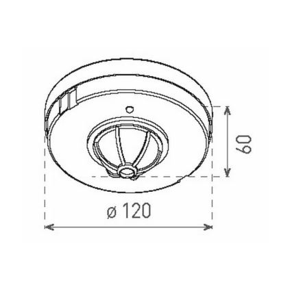 PIR-Bewegungsmelder 1200W/230V