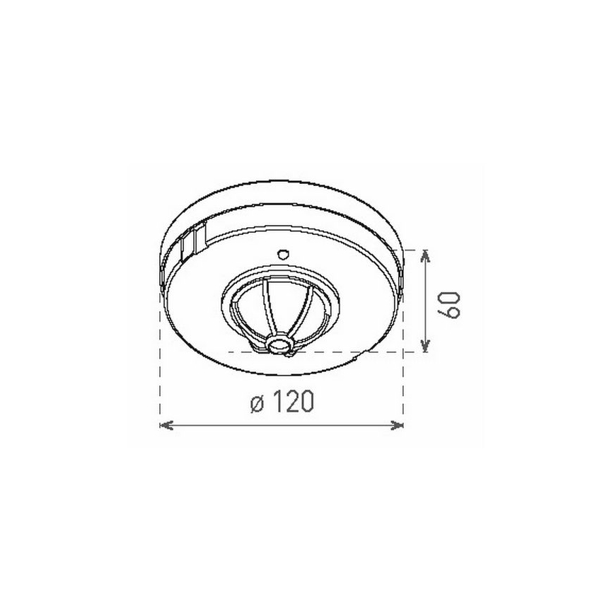 PIR-Bewegungsmelder 1200W/230V