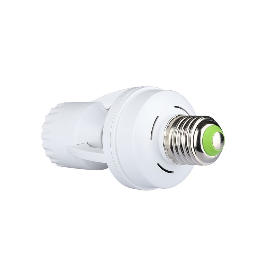 PIR-Sensor für E27-Glühlampe weiß