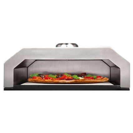 Pizzaofen für Gartengrill + Keramik-Steinplatte