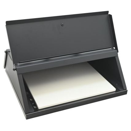 Pizzaofen mit Tür und Thermometer 40x35,5x21 cm schwarz