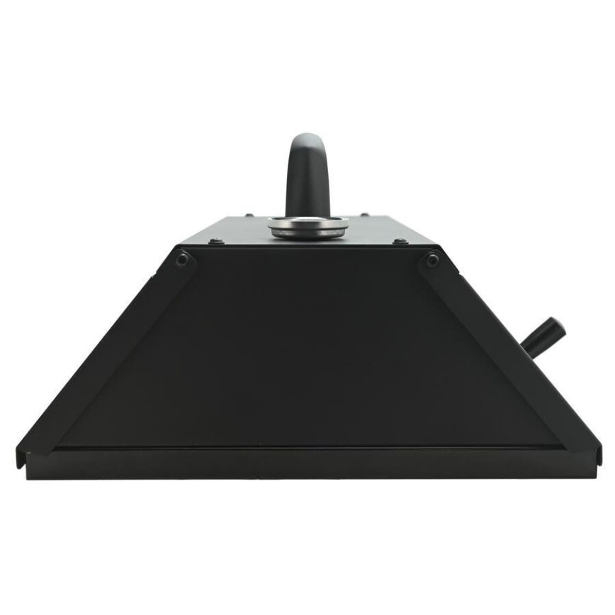 Pizzaofen mit Tür und Thermometer 40x35,5x21 cm schwarz