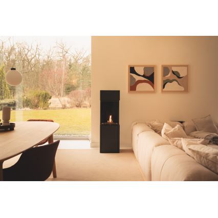 Planika - BIO-Kamin mit Fernbedienung 126,2x40 cm 3,5kW/230V schwarz
