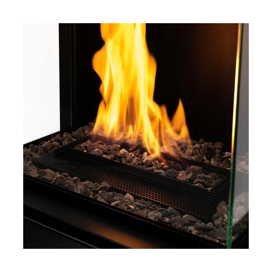 Planika - BIO-Kamin mit Fernbedienung 126,2x40 cm 3,5kW/230V schwarz