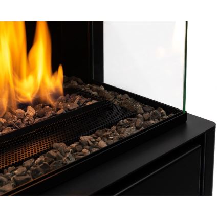 Planika - BIO-Kamin mit Fernbedienung 126,2x40 cm 3,5kW/230V schwarz