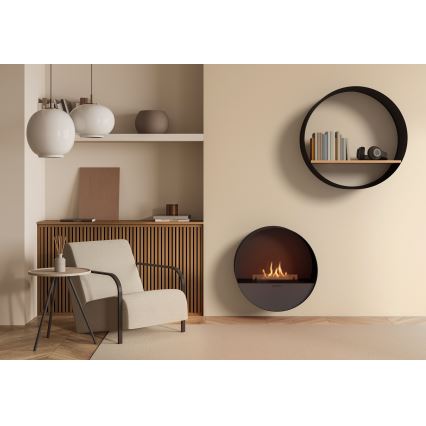 Planika - BIO-Kamin mit Fernbedienung 72,6x65 cm 2,5kW/230V schwarz